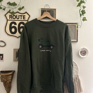 pacsun land rover crewneck